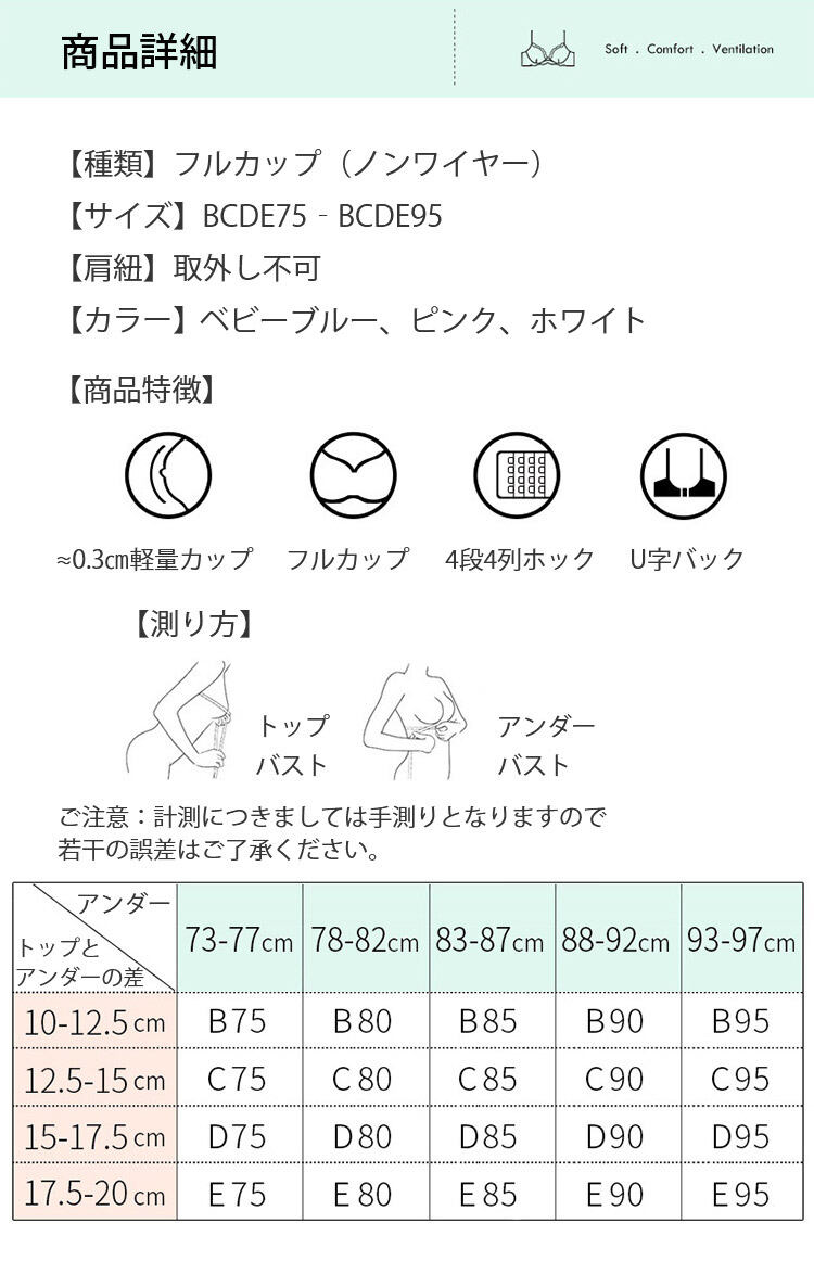 小さく見せるブラ 商品詳細
