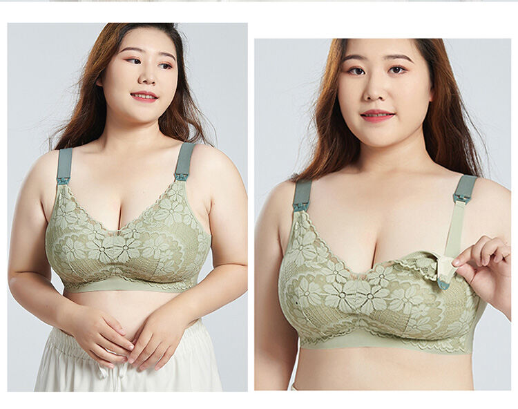 授乳ブラ モデル試着