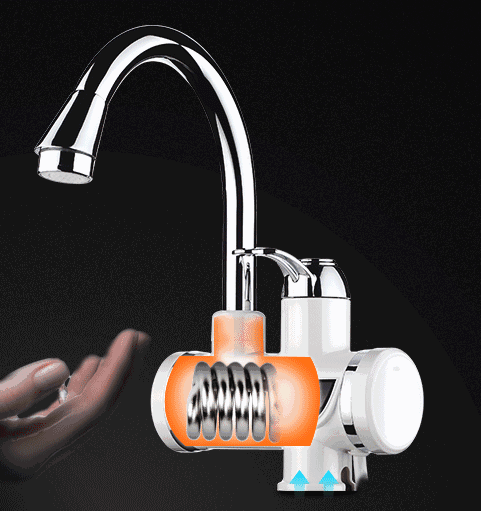 3 SEC of Heat Water tap Digital Display Instant Water Heater Shower Kitchen  Faucet 360 Rotatable EU Plug Hot Water Heater|Kitchen Faucets| - AliExpress