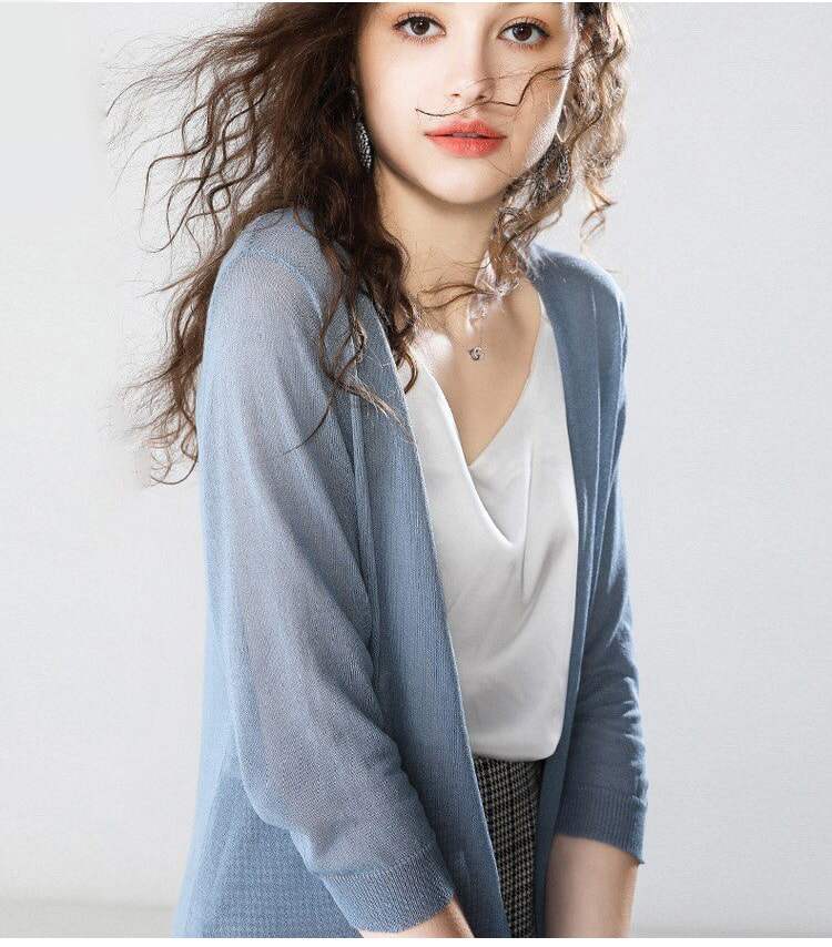 カーディガン 女子力アップ